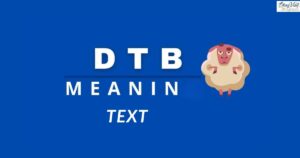DTB Mean in Text