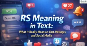 Meaning of RS in Chat