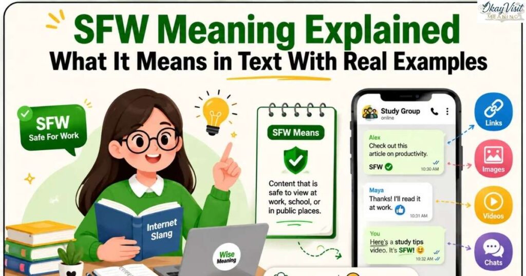 SFW Meaning in Chat and Internet Slang